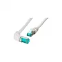 EFB-Elektronik RJ45 Patch Cable Cat.6A S/FTP LSZH 1x90° Grey 2m