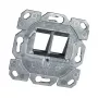 EFB Elektronik ET-25111K Paviršinio montavimo rėmelis 1 prievadas keystone, gryna balta RAL 9010