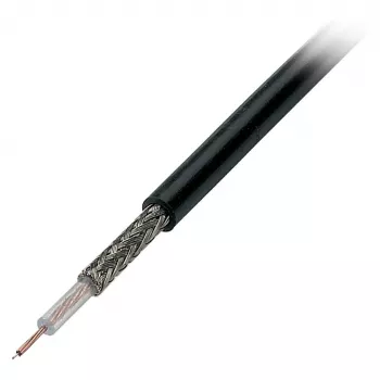 EFB Elektronik RG174 U koaksialinis kabelis, 50 omų, juodas