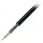 EFB Elektronik RG174 U koaksialinis kabelis, 50 omų, juodas