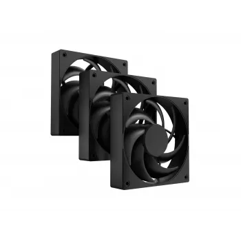 Fury SAI S12 PWM Black 3-Pack 120mm ventiliatorių rinkinys