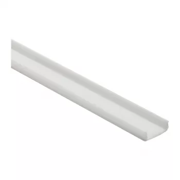 Synergy 21 LED U profilis, anoduotas aliuminis, sidabrinis, 1 m, su PMMA opaliniu difuzoriumi, LED juostoms iki 12 mm