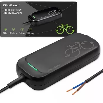 Qoltec E-Bike Charger 36V 42V 2A be kištuko