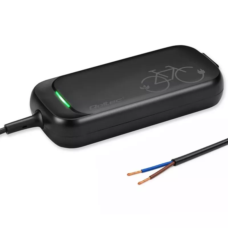Qoltec E-Bike Charger 36V 42V 2A be kištuko