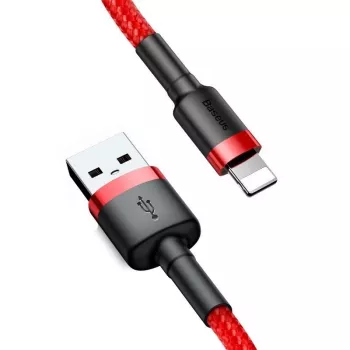 Baseus CALKLF-C09 USB-A į Lightning laidas 2 m Raudonas