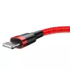 Baseus CALKLF-C09 USB-A į Lightning laidas 2 m Raudonas