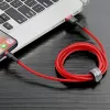 Baseus CALKLF-C09 USB-A į Lightning laidas 2 m Raudonas