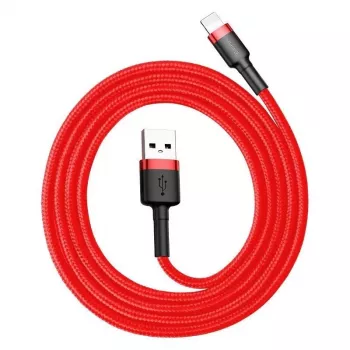 Baseus CALKLF-C09 USB-A į Lightning laidas 2 m Raudonas