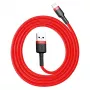 Baseus CALKLF-C09 USB-A į Lightning laidas 2 m Raudonas