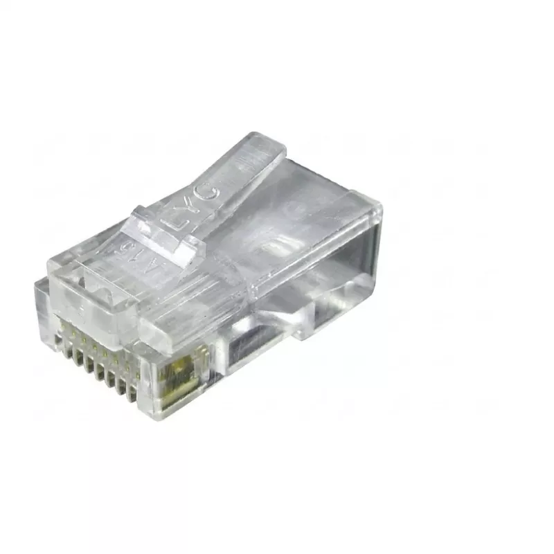 EFB-Elektronik RJ45 UTP Modular Plug E-MO 8/8 SR, 100 vnt., Skaidrus