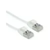 ROLINE GREEN U/FTP Patch Cable Cat.6A (Class EA), LSOH, Slim, White, 1.5 m
