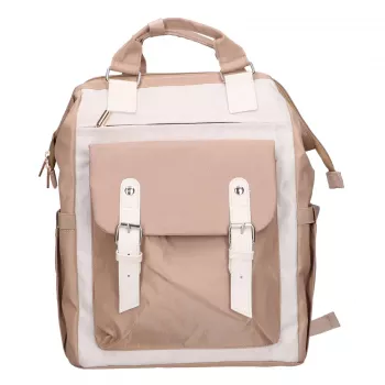 Black Forest KM02 Beige Cabin Travel Backpack 40x30x15 cm + Toiletry Bag