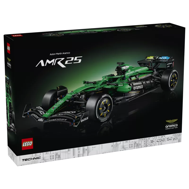 LEGO Technic Aston Martin Aramco AMR25 F1 Automobilis 42240