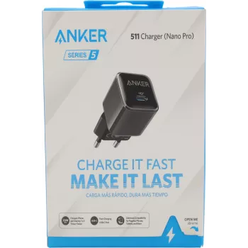 Anker Nano 20W USB-C įkroviklis, PowerIQ 3.0 kompaktiškas USB-C maitinimo šaltinis juodas