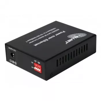 ALLNET PoE Media Converter 10/100/1000Base-T į 1000Base-SX/LX SFP Mini-GBIC, vienmodis/daugiamodis, 15.4W/30W PoE, ALL-MC202P-SFP1-PoE