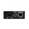 ALLNET PoE Media Converter 10/100/1000Base-T į 1000Base-SX/LX SFP Mini-GBIC, vienmodis/daugiamodis, 15.4W/30W PoE, ALL-MC202P-SFP1-PoE