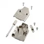 EFB-Elektronik Full Metal D-Sub gaubtas 35°, E-MHDM35 09-K, 9 kontaktų, Metalinis