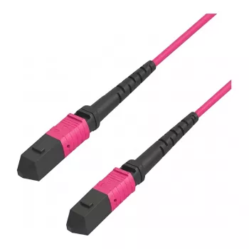 EFB-Elektronik MTP Female - MTP Female 12 pluoštų OM4 daugiamodis jungiamasis kabelis, LSZH, erika violetinė, B tipas, 3 m