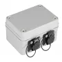 EFB Elektronik NWSZ 53730.1V2 IP67 korpusas su 2xRJ45 Cat.6A prievadais ir 2xM16 kabelių įvadais
