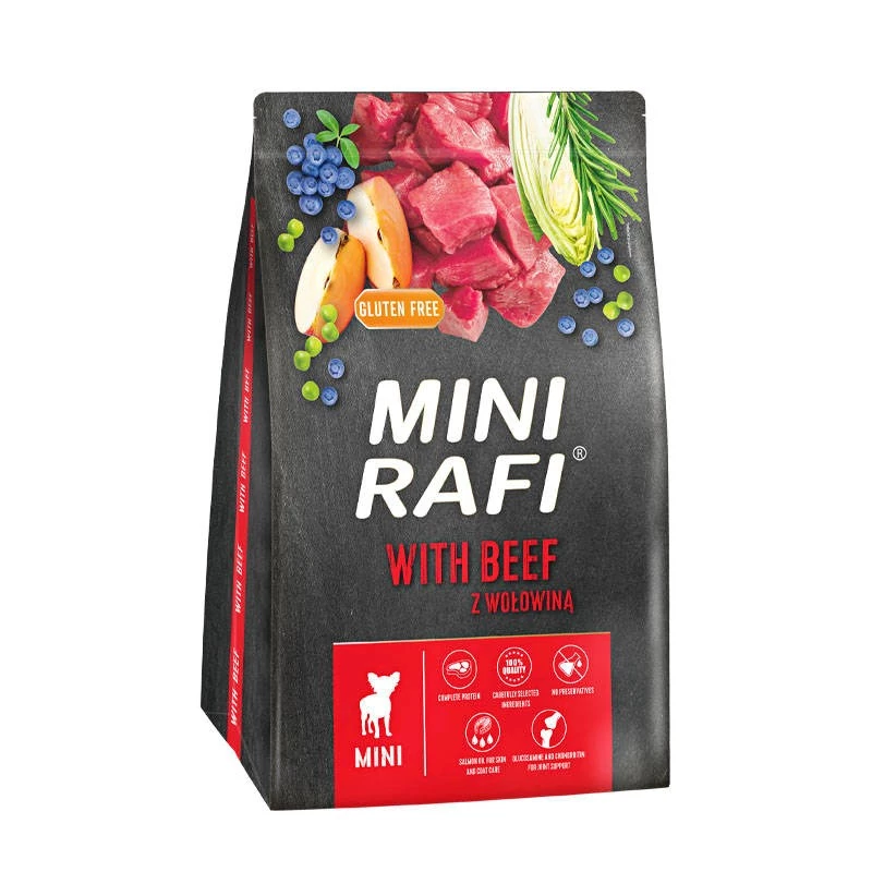 Dolina Noteci RAFI Mini su Jautiena - Sausas Šunų Maistas - 3kg