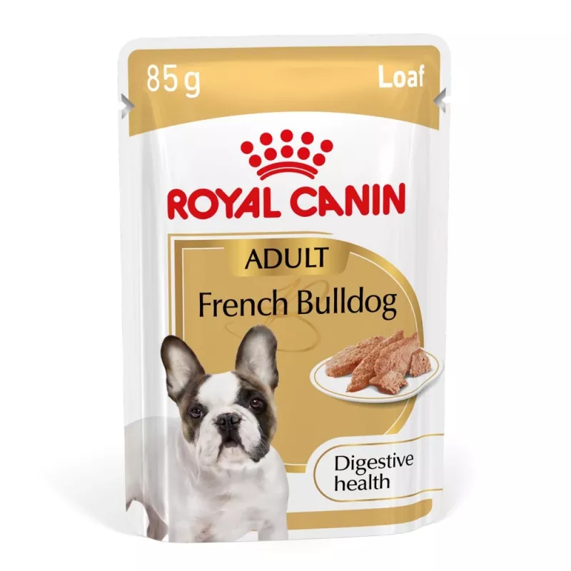 ROYAL CANIN French Bulldog Adult Digestive Health Loaf Box - Šlapias šunų maistas - 12x85g