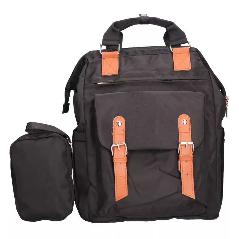 BLACK FOREST KM02 Cabin Travel Backpack 40x30x15 cm + Toiletry Bag Black