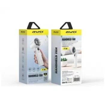 AWEI F36 Mini Ventiliatorius 2200mAh Baltas