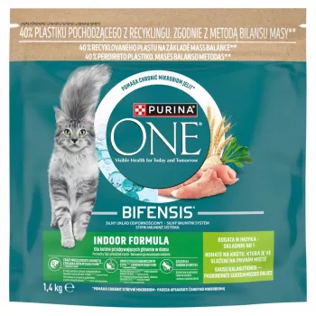 Purina ONE Indoor Formula Cat Turkey 1,4kg