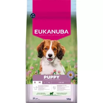 EUKANUBA Puppy & Junior Small/Medium Lamb & Rice Dry Dog Food 12 kg