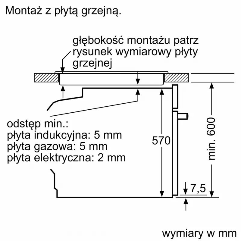 BOSCH HBA334EB4 Įmontuojama orkaitė 71L Juoda