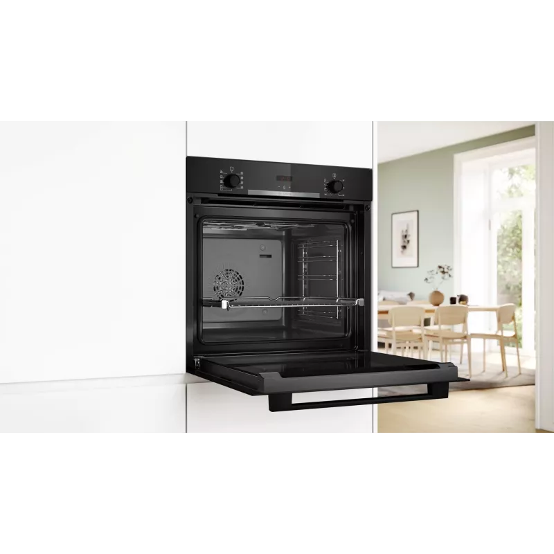 BOSCH HBA334EB4 Įmontuojama orkaitė 71L Juoda