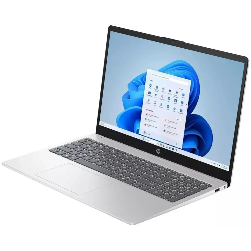 HP 15-fd0154wm nešiojamas kompiuteris, 15,6 inch FHD jutiklinis, Intel Core i5-1334U, 12 GB DDR4, 512 GB SSD, Intel Iris Xe, Windows 11 Home, Natural Silver (perpakiruotas) 2Y