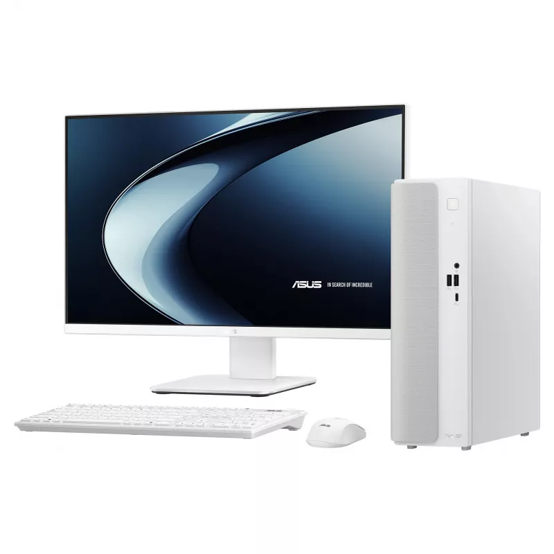 ASUS V501 SFF stalinis kompiuteris Intel Core 3 100U 8GB RAM 512GB SSD Windows 11 Home White