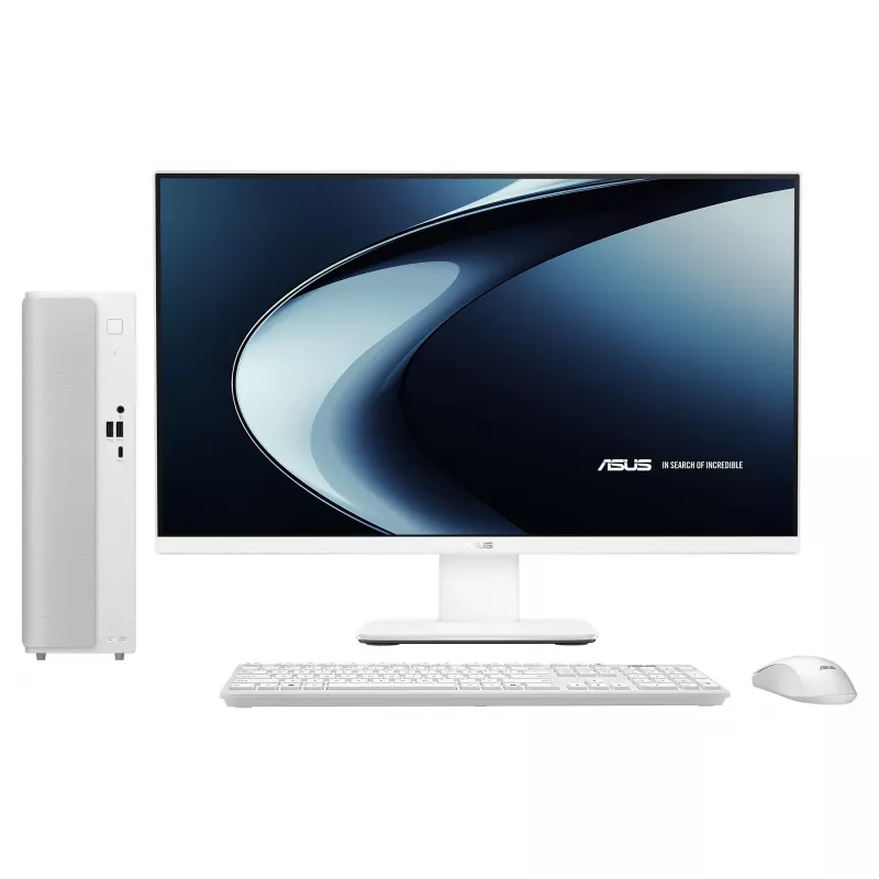 ASUS V501 SFF stalinis kompiuteris Intel Core 3 100U 8GB RAM 512GB SSD Windows 11 Home White