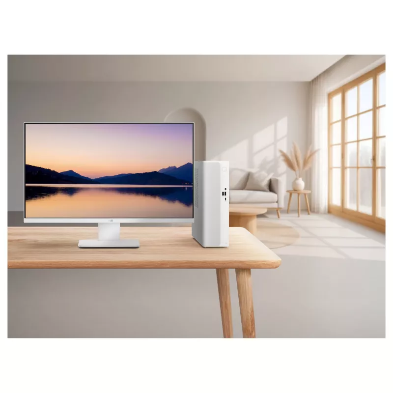 ASUS V501 SFF stalinis kompiuteris Intel Core 3 100U 8GB RAM 512GB SSD Windows 11 Home White
