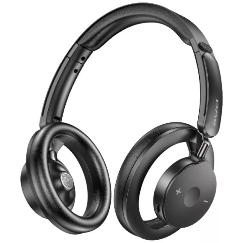AWEI AT33 Bluetooth 6.0 belaidės ausinės per ausį - juodos