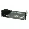 EFB-Elektronik 19 inch 3U fiksuota lentyna, gylis 450 mm, apkrova 36 kg, RAL9005 (Juodas)