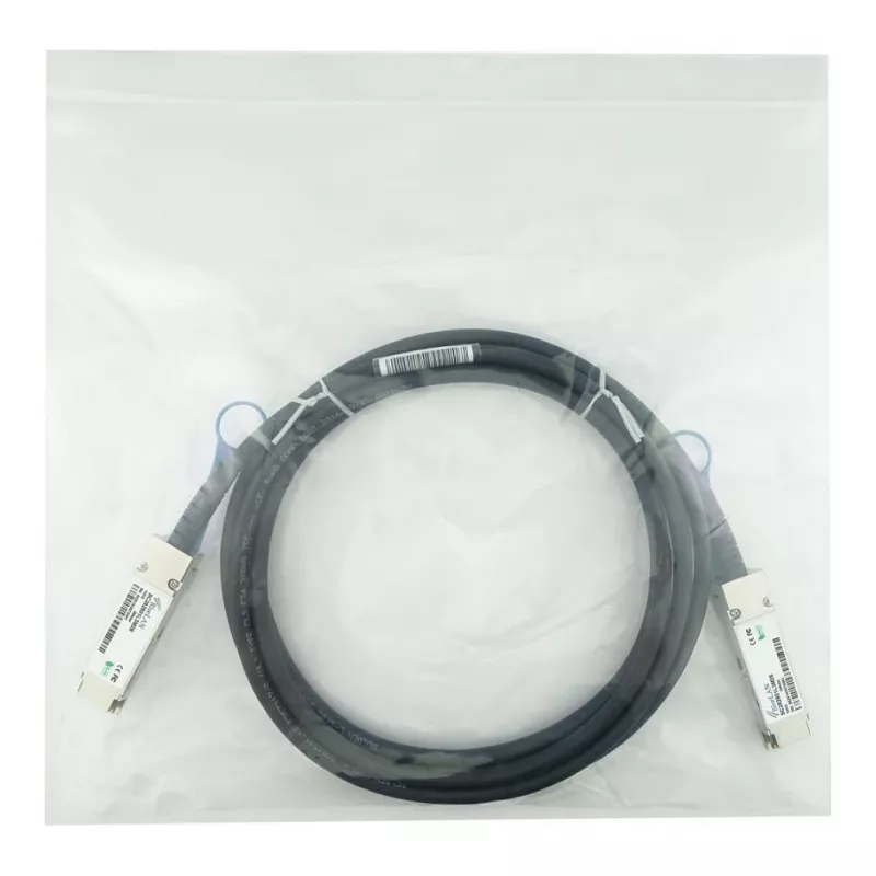 BlueLAN 10411-BL suderinamas Extreme Networks QSFP28 tiesioginio prijungimo kabelis, 100GBASE-CR4, InfiniBand EDR, 30AWG, 1 metras