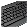 Targus AKM610FR belaidis klaviatūros ir pelės rinkinys - pilno dydžio - AZERTY - prancūziškas išdėstymas - juoda