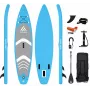 Extralink Inflatable SUP Board 320cm (10'6 inch) su Irkliu, Pompa, Kuprine, Pavadėliu ir Remonto Rinkiniu – Pradedantiesiems ir Vidutinio Lygio iSUP Rinkinys