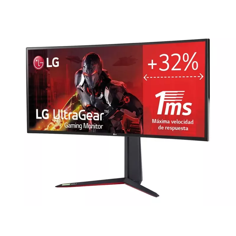 LG UltraGear 34GN850P-B 34 colių Nano IPS žaidimų monitorius, UWQHD, 160Hz, 1ms, suderinamas su G-Sync, FreeSync Premium, DisplayHDR 400