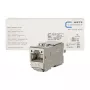 METZ CONNECT C6Amodul 180° RJ45 Keystone modulis Cat.6A STP (12 vnt. pakuotė) - Metalinis