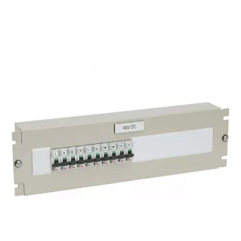 EFB Elektronik 19 colių 3U maitinimo paskirstymo / grandinės pertraukiklio korpusas RAL7035