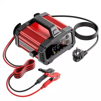 EXTRALINK Intelligentus automobilio akumuliatoriaus įkroviklis su remonto režimu AGM 12V 24V 25A