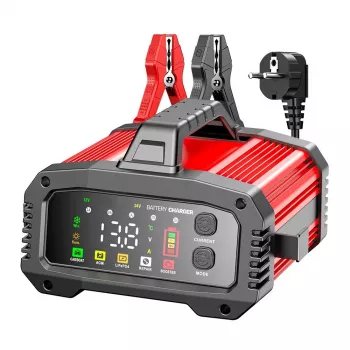 EXTRALINK Intelligentus automobilio akumuliatoriaus įkroviklis su remonto režimu AGM 12V 24V 25A