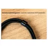 Good Connections USB 2.0 įkrovimo ir duomenų kabelis 100W su skaitmeniniu ekranu USB-C į USB-C 1m juodas