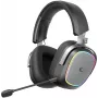 Rampage RETSU belaidės ausinės žaidimams, ant ausų, Bluetooth 2.4G RGB juodos