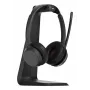 EPOS IMPACT 1000 MS UC ANC WL USB-C+A Stand On-Ear Bluetooth ausinės su įkrovimo stotele CH 40 ir USB-C BT adapteriu BTD 900c