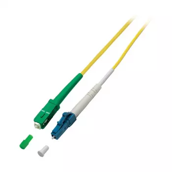 EFB Simplex Patch Cable LC-SC/APC OS2 G657A2 1m LSZH 2mm Yellow