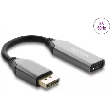 Delock Active DisplayPort 1.4 į HDMI adapteris 8K su HDR funkcija